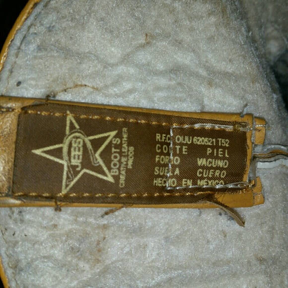 Little Boys Brown Alligator Tail Boots - Size 13 - Picture 5 of 5